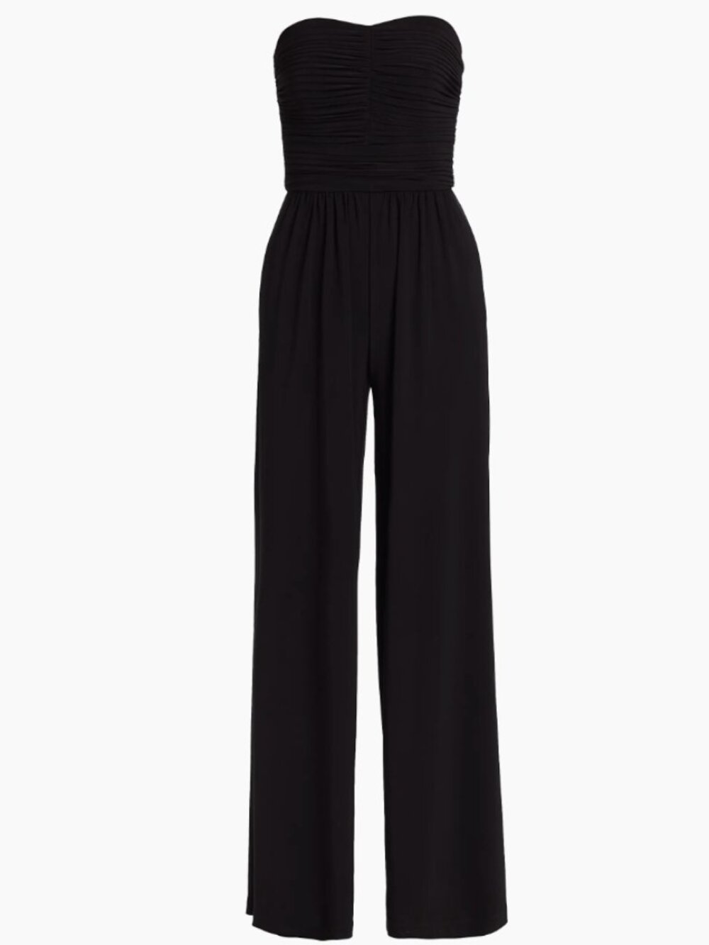 Ramy Brook Lona Jersey Strapless Jumpsuit